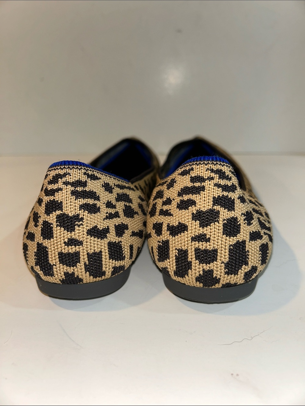 Rothy’s Pointed Tie Leopard Pattern Flats - Picture 5 of 10